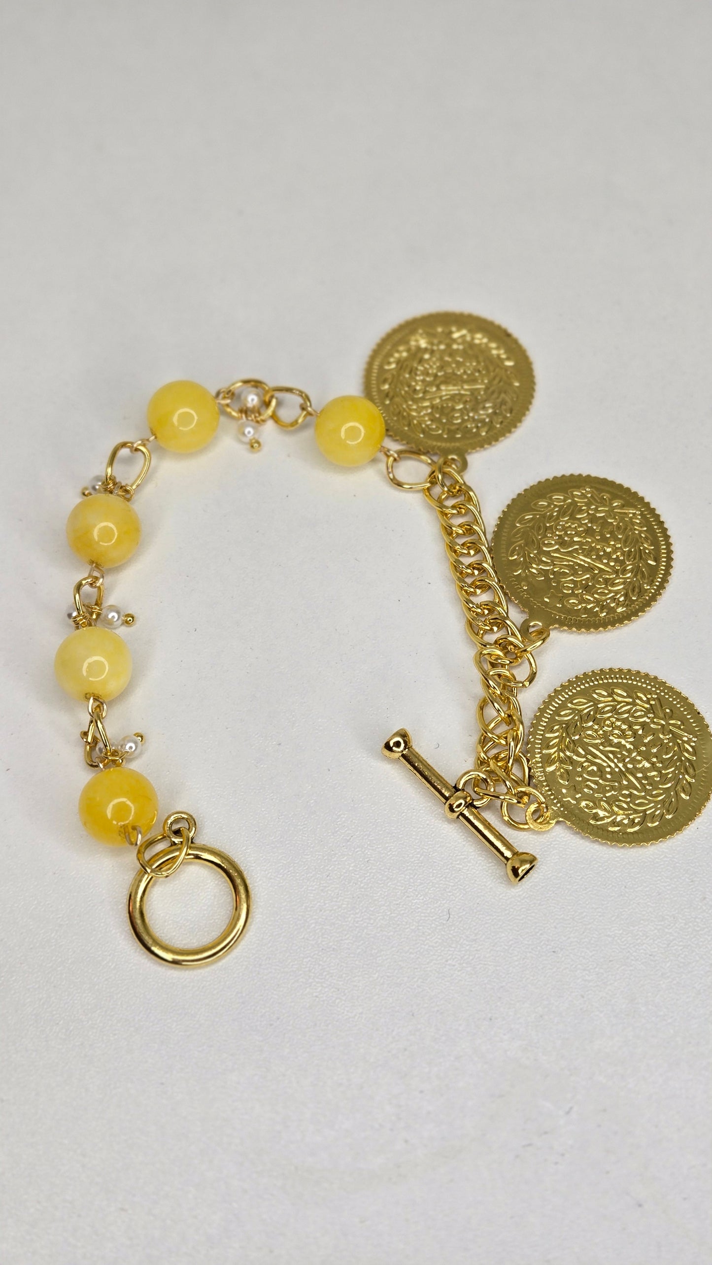 Golden Jade Sultan Bracelet