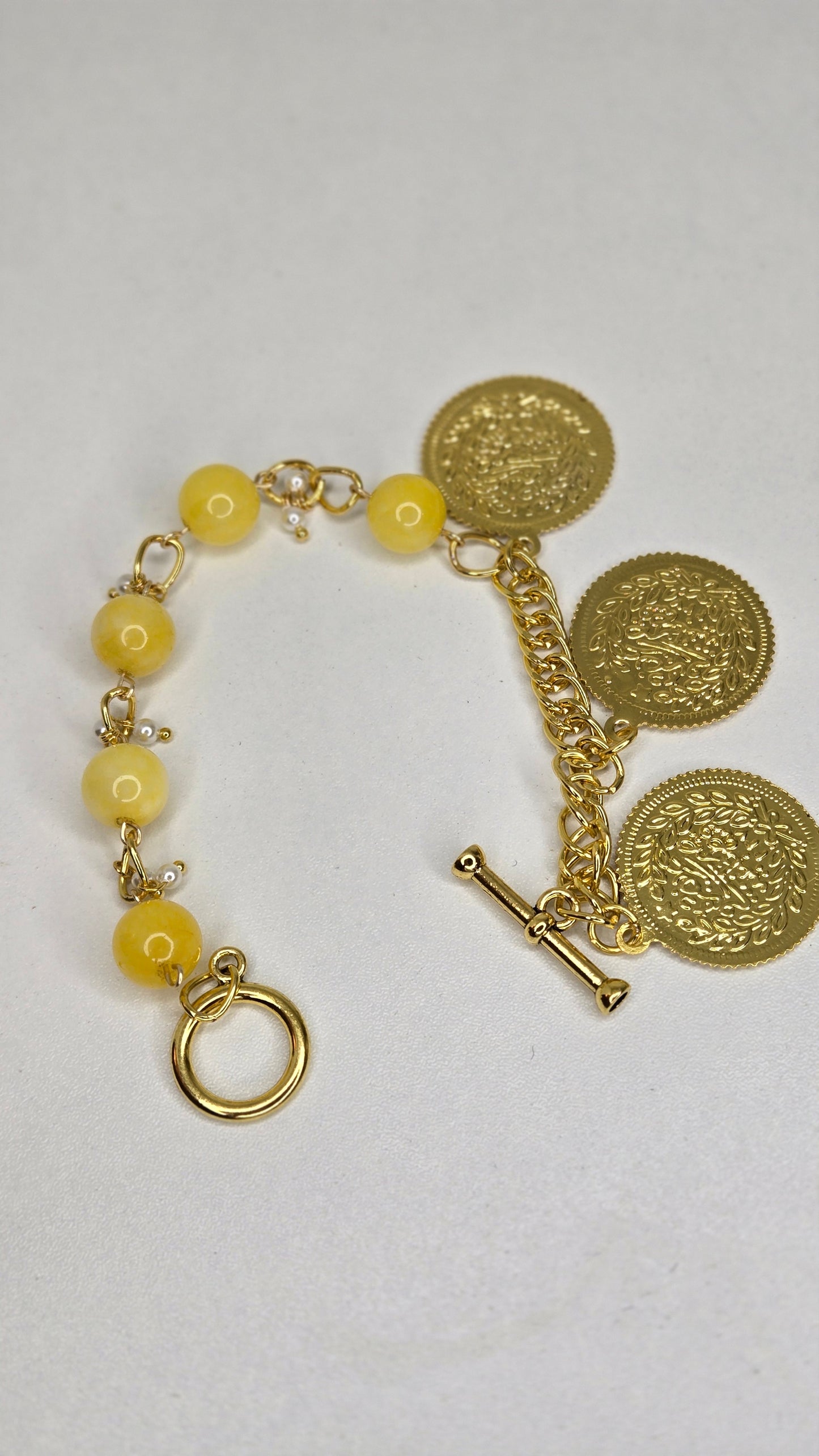 Golden Jade Sultan Bracelet