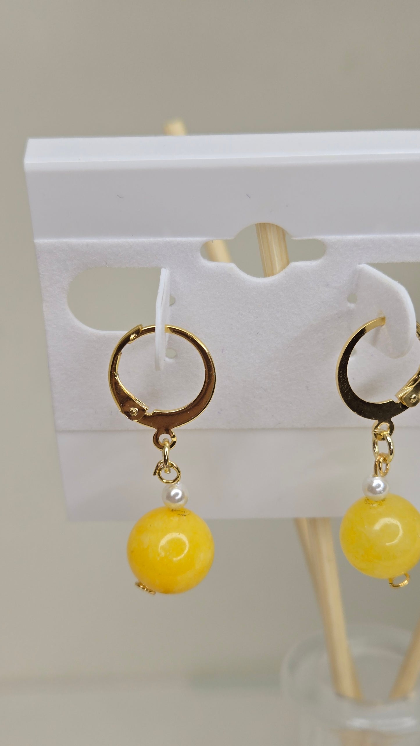 Honey Jade Earrings
