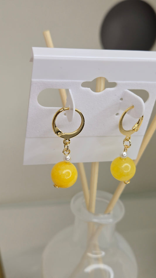Honey Jade Earrings