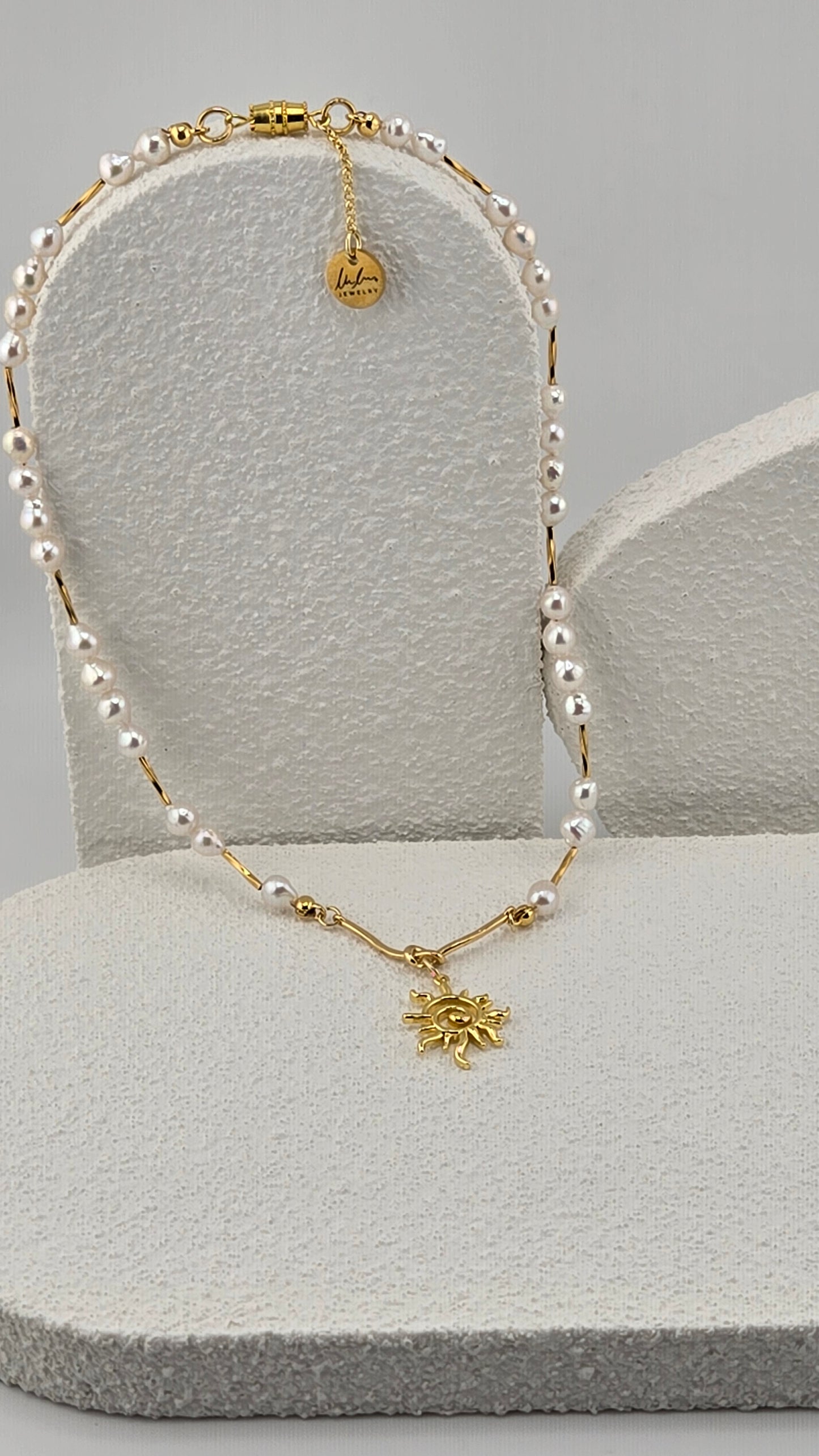 Pearl Sun Necklace