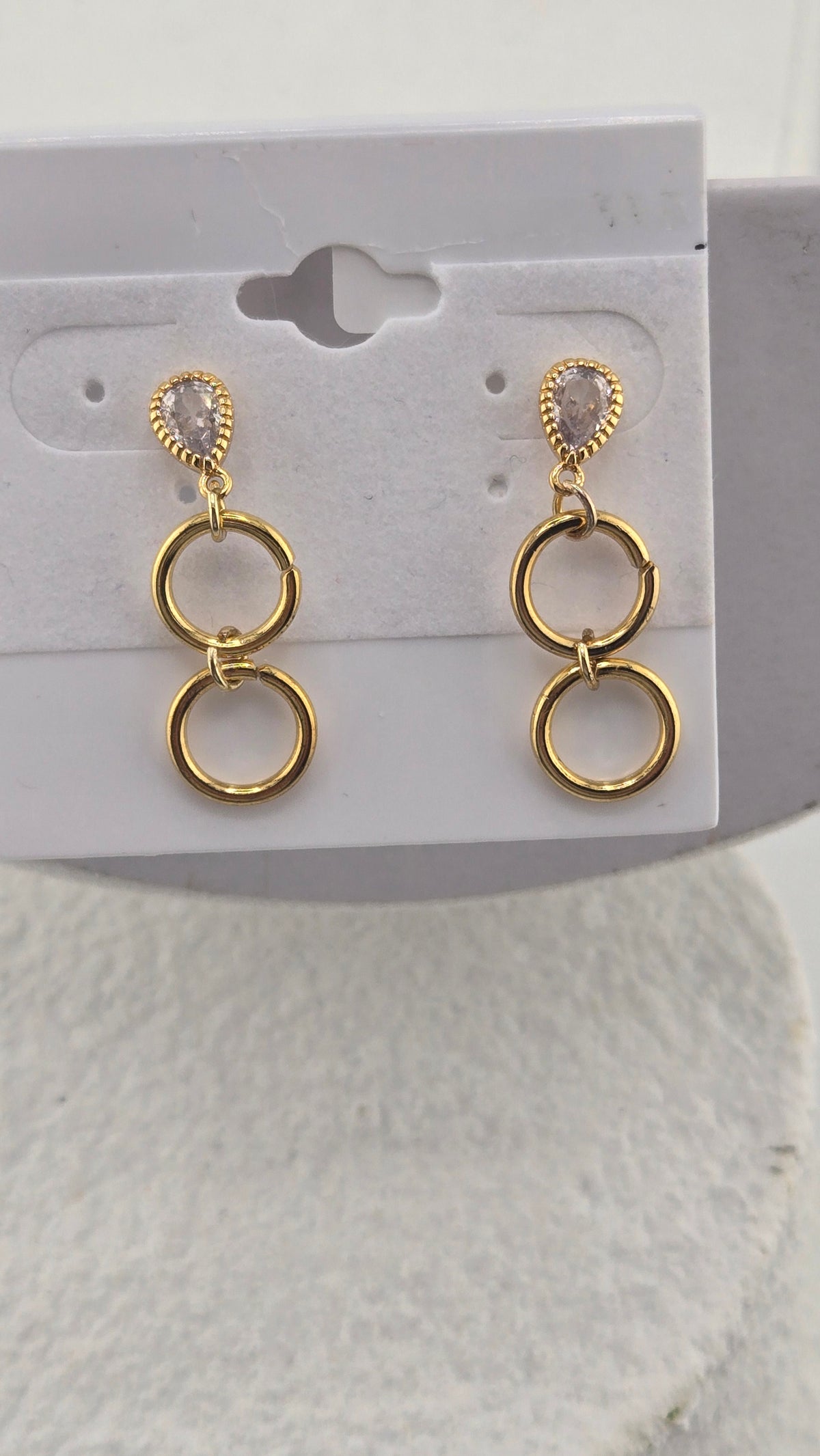 Luxury Gold Chain Drop Earrings