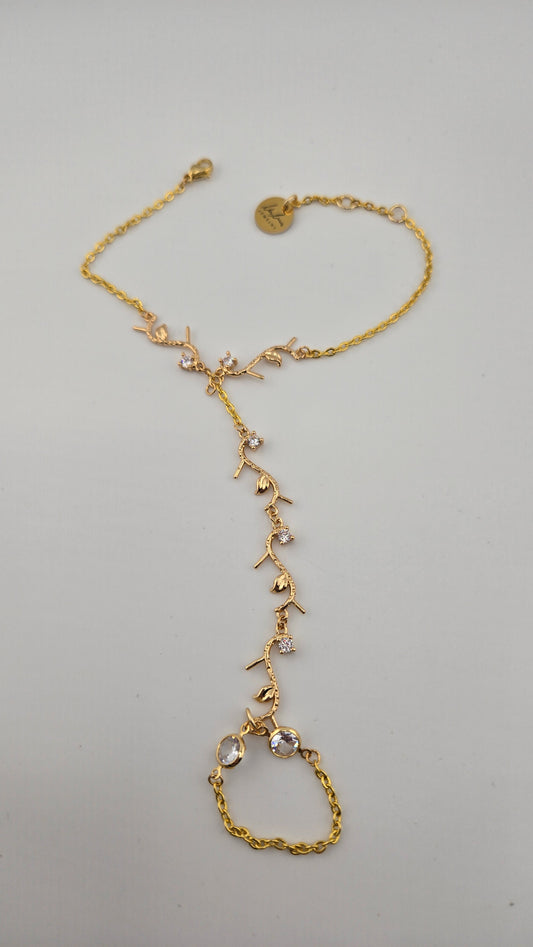 Golden Garden Hand Chain