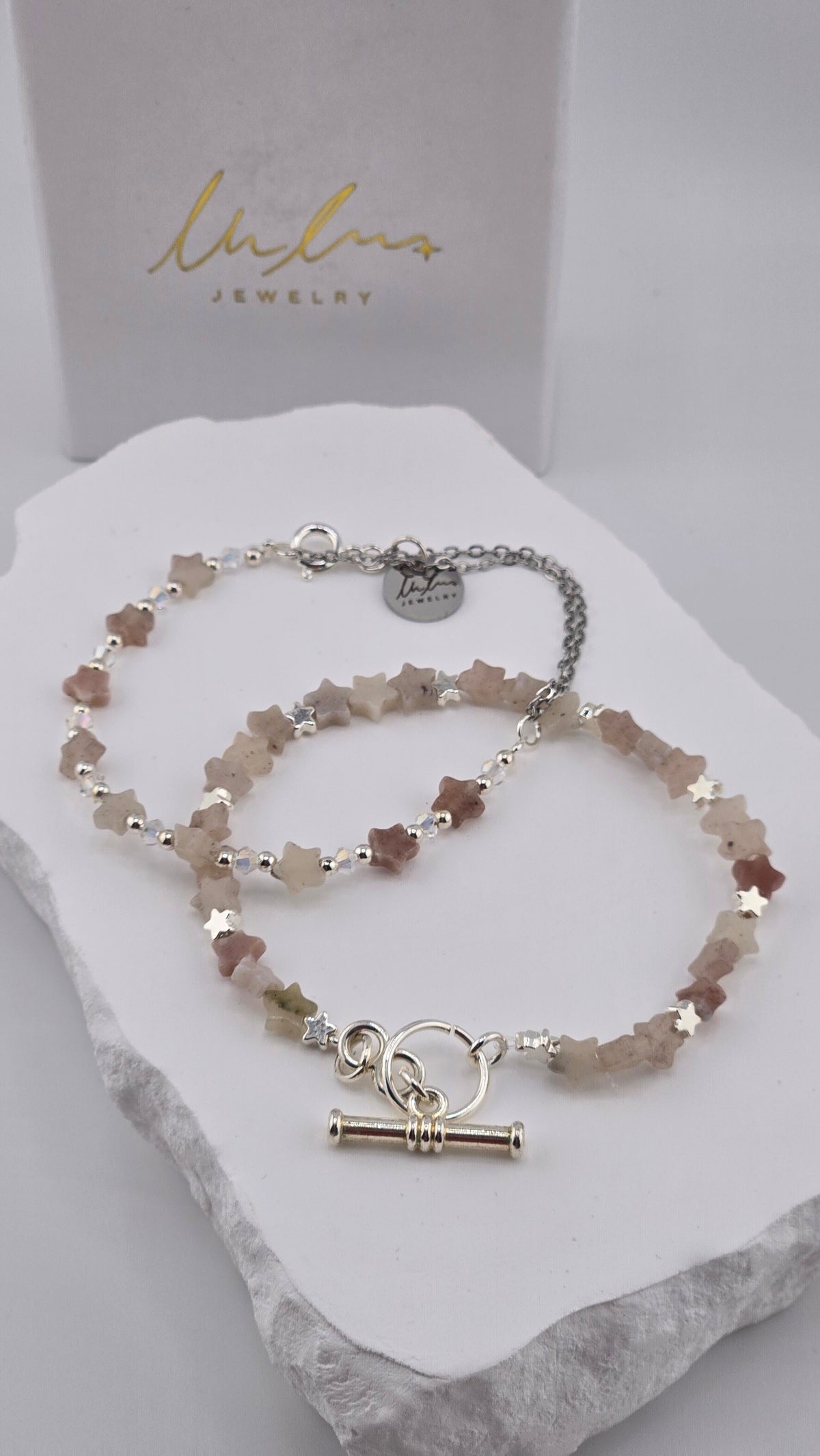 Natural Quartz Star Set