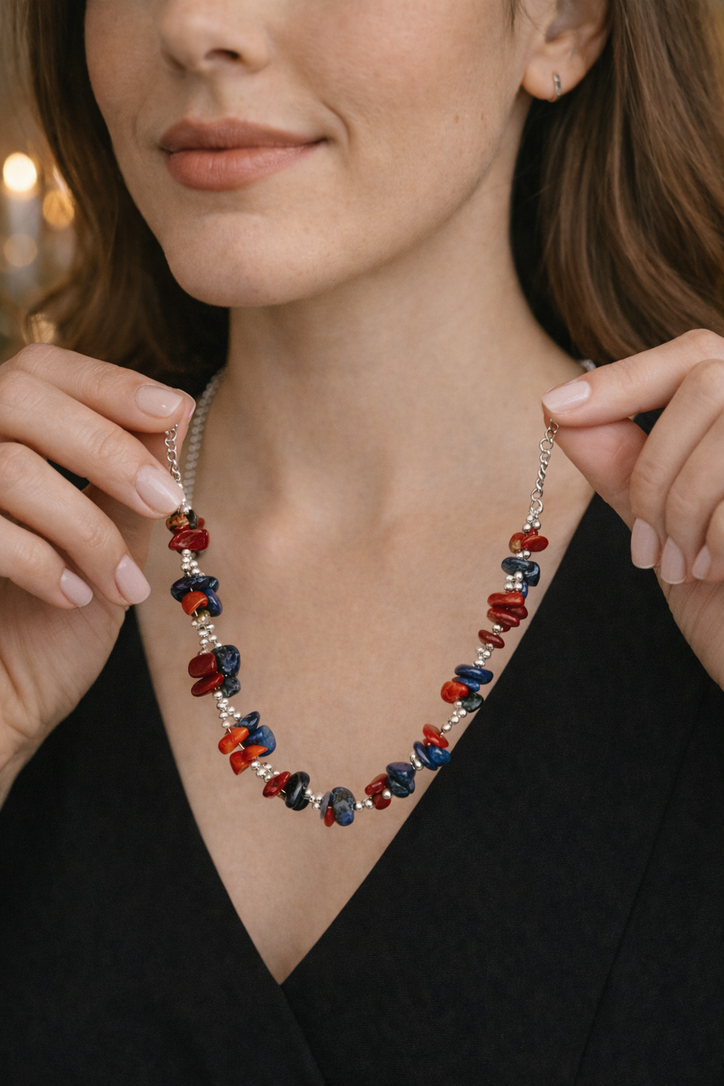 Midnight Stone Necklace