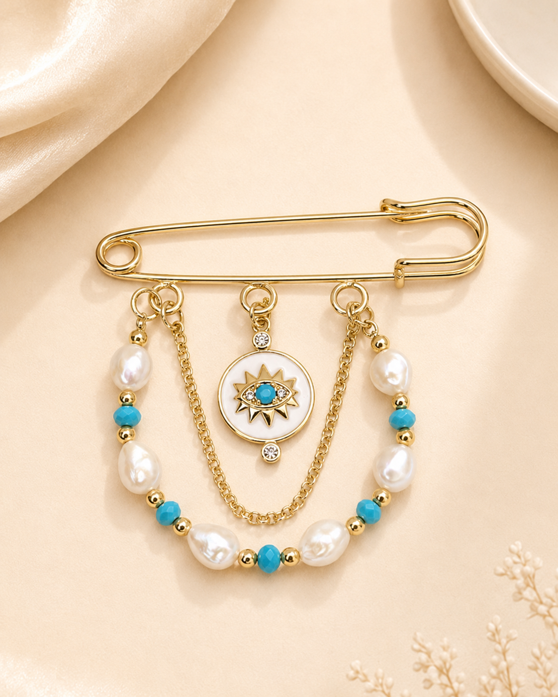 Elegant brooch collection