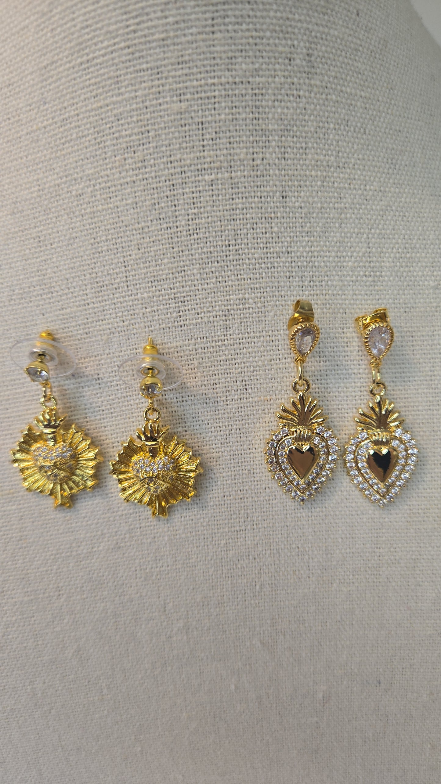 Radiant Heart Earrings in a gorgeous jewelry box