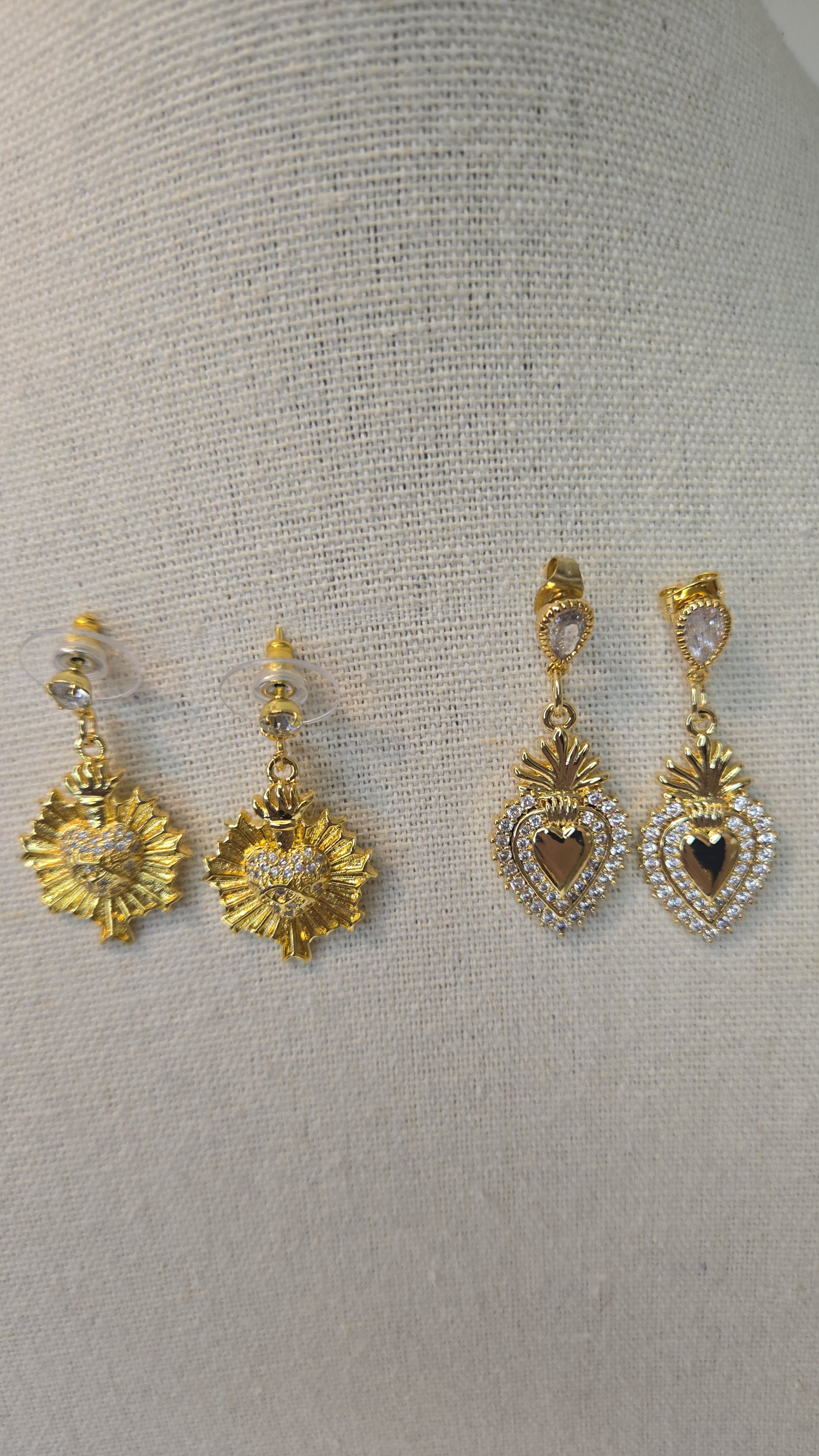 Radiant Heart Earrings in a gorgeous jewelry box