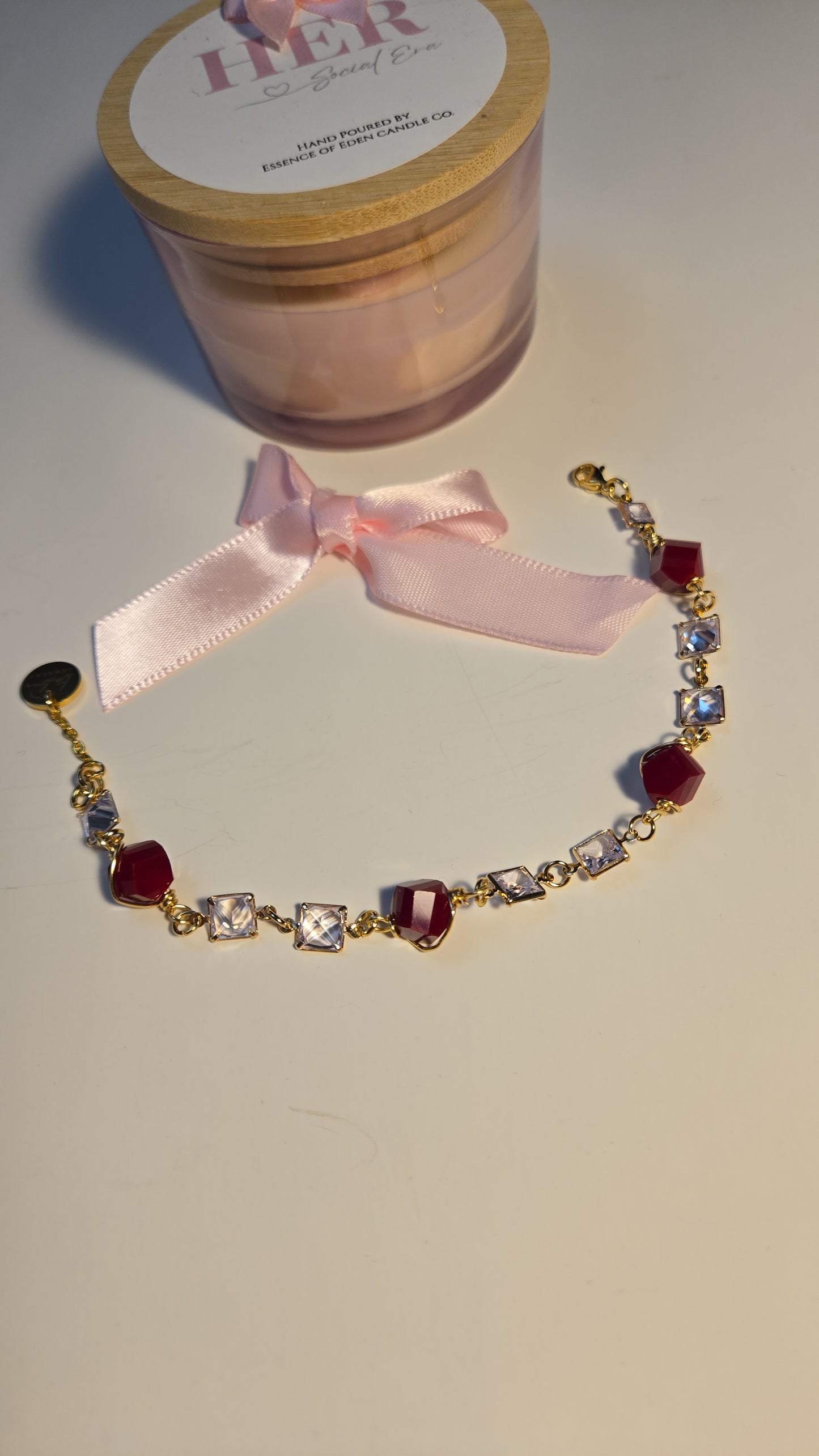 Ruby & Zircon Bracelet