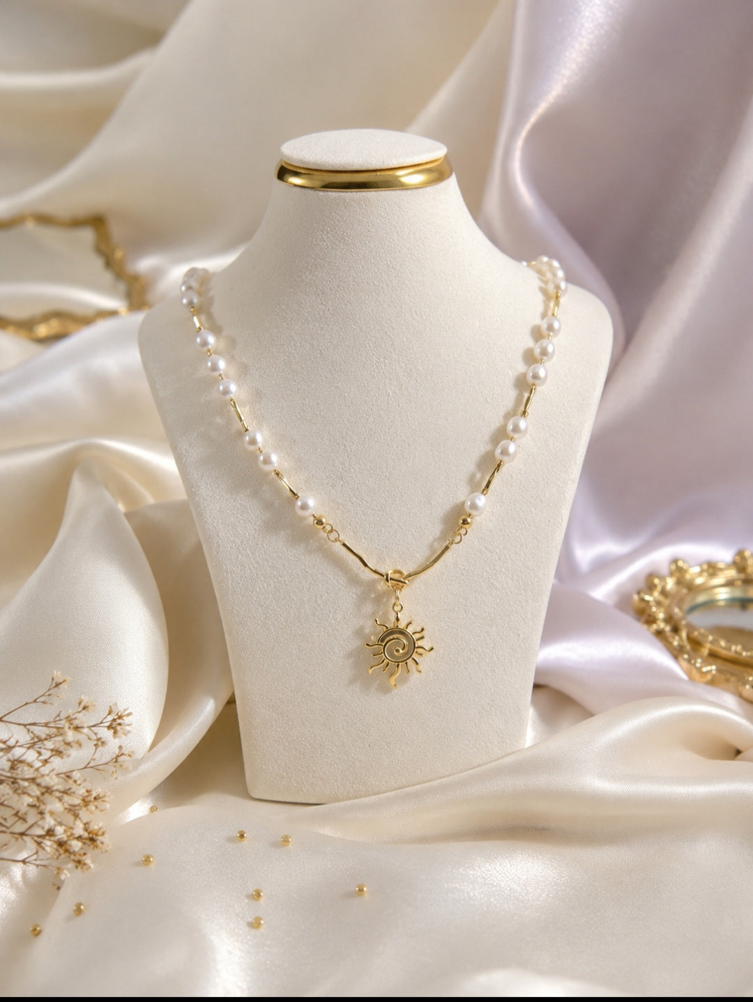 Pearl Sun Necklace