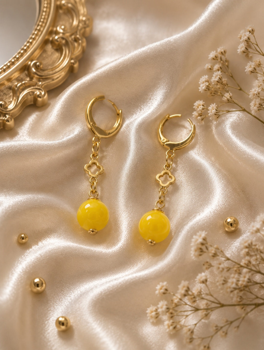 Sun Jade Earrings