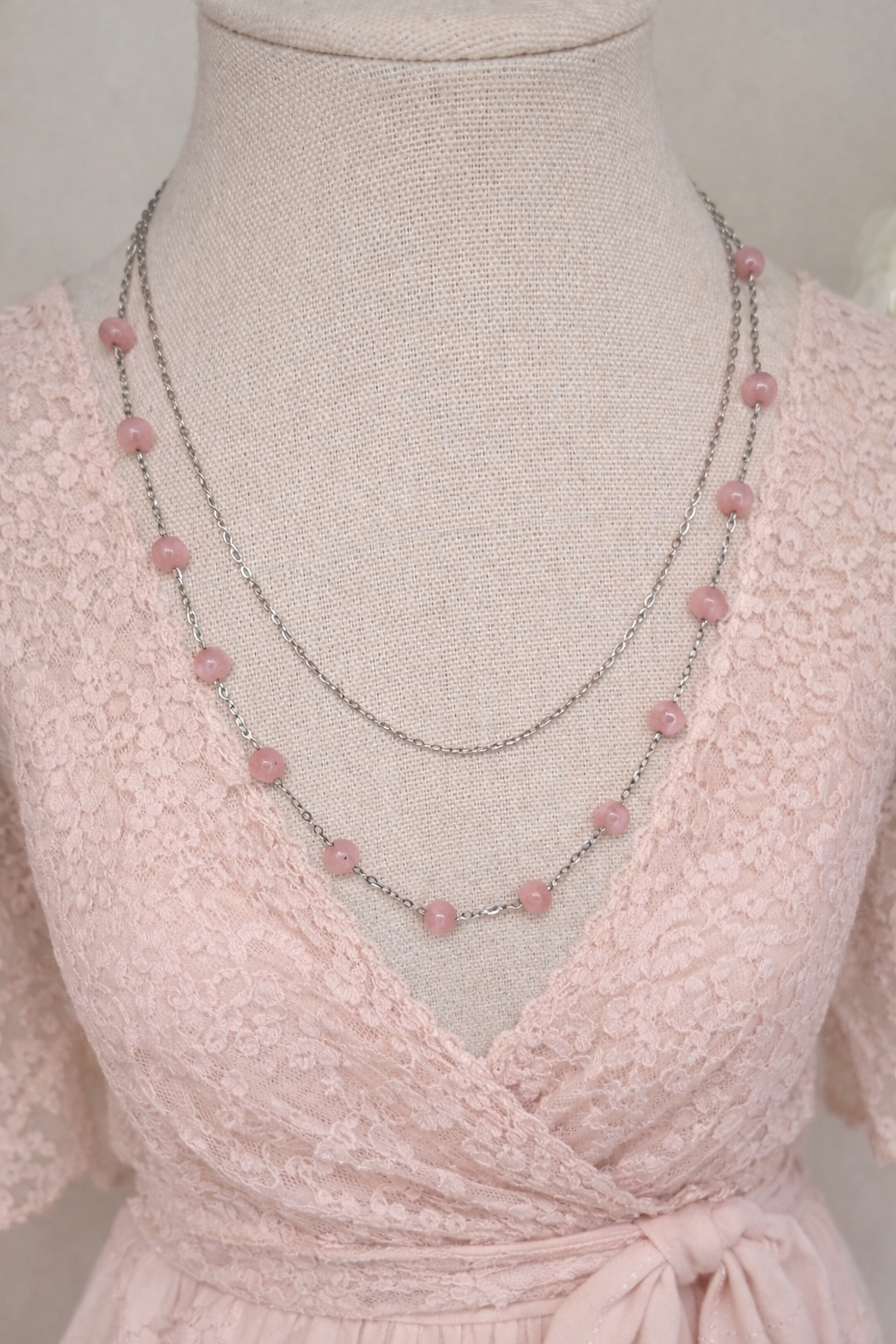 Rose Whisper Layered Necklace