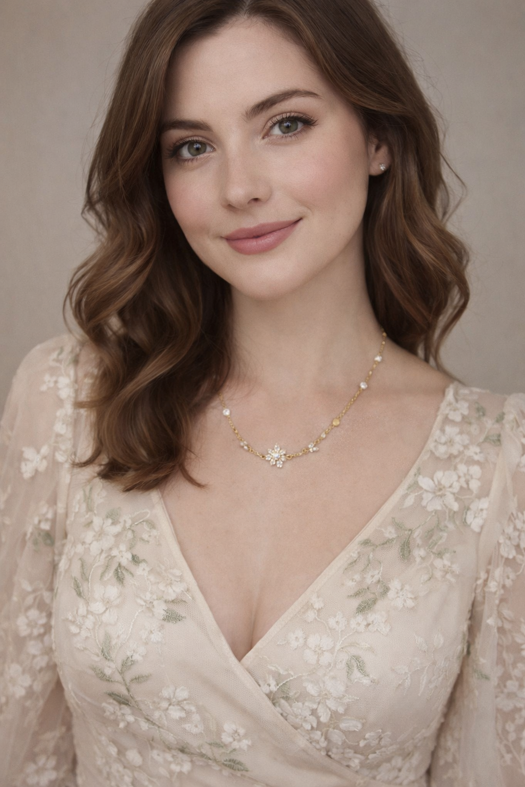 Floral Spark Necklace