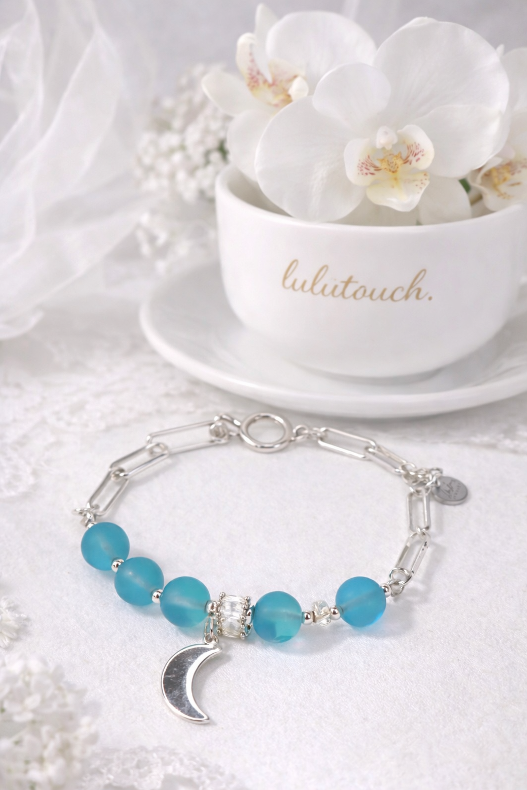Elegant Blue Moon Bracelet