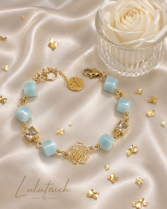 Sky Blossom Natural Stone Bracelet